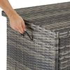 tectake Gartenbox Auflagenbox (1 St, Auflagenbox), Aufbewahrungsbox mit Rattangeflecht Bild 5