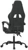 vidaXL Gaming-Stuhl mit Fußstütze Schwarz und Grau Kunstleder [3143834] Bild 5