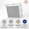 Rheinland Möbel Querrollladenschrank Rollino 120×40×110 cm – abschließbarer Rollladenschrank 3OH in Weiß/Silber mit Metall-Bogengriff Bild 2