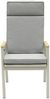 Positionsstuhl Austin Verstellsessel Gartenstuhl Teak-Armlehne Taupe-Grau Bild 4