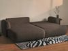 Selsey Tvoya Ecksofa mit Schlaffunktion, Ottomane links, Bouclé Braun Bild 4