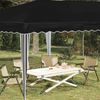 vidaXL Pop-up Partyzelt 575 x 290 x 245 cm Schwarz 42019788 Bild 3