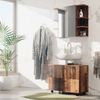 Waschbeckenunterschrank Ilias Eiche rustikal 80 x 60.8 cm mit 2 Schubladen Vicco Bild 4