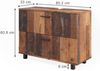 Waschbeckenunterschrank Ilias Eiche rustikal 80 x 60.8 cm mit 2 Schubladen Vicco Bild 3