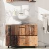 Waschbeckenunterschrank Ilias Eiche rustikal 80 x 60.8 cm mit 2 Schubladen Vicco Bild 5