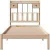 vidaXL Massivholzbett mit Regal ohne Matratze 90x200 cm Kiefer 3321620 Bild 4