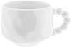 Pearly Kaffeetassen-Set mit Untertellern 180 ml aus Porzellan - 12-teilig Bild 3