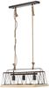 Brilliant Leuchten No. 93587-71 Pendelleuchte Narcy 3-flammig metallfarbend holz Bild 3