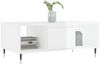 vidaXL Couchtisch Hochglanz-Weiß 90x50x36,5 cm Holzwerkstoff 830582 Bild 3