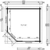Fjordholz Gartenhaus Modell Fargo 44 A Grau Bild 4