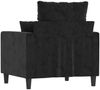 vidaXL Sessel Schwarz 60 cm Samt 359288 Bild 5