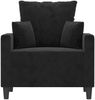 vidaXL Sessel Schwarz 60 cm Samt 359288 Bild 3