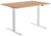 Topstar Sitz-/Steh-Schreibtisch, (B)1.600 mm, weiß elektr. höhenverstellbar Buche Bild 3