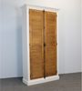 Landhaus Dielenschrank mit Lamellentüren Bild 2
