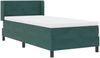 vidaXL Boxspringbett mit Kopfteil Dunkelgrün 200 x 80 cm Samt 3341441 Bild 5