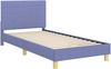 vidaXL Kinderbettgestell mit Kopfteil Jeans blau 90 x 200 cm Stoff 42011003 Bild 4