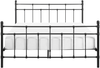Metallbett schwarz Lattenrost 160x200 cm LYNX Bild 5