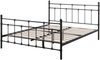 Metallbett schwarz Lattenrost 160x200 cm LYNX Bild 4