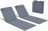 Outsunny Gartenliege Strandmatte mit Tragetasche, Faltbare Strandliege, 2 St, Strandmatratze, Stahl, Grau, 134 x 48 x 33-43 cm Bild 2