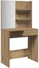 vidaXL Schminktisch mit Spiegel Artisan-Eiche 74,5x40x141 cm 857008 Bild 2