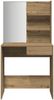 vidaXL Schminktisch mit Spiegel Artisan-Eiche 74,5x40x141 cm 857008 Bild 4
