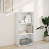 vidaXL Bücherregal Weiß 60x30x114 cm Holzwerkstoff 857899 Bild 3