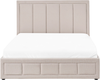 Bett mit Stauraum Stoff QUIBERON 140 x 200 cm Beige Bild 5