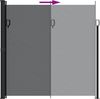 vidaXL Seitenmarkise Ausziehbar Schwarz 200x500 cm 4004459 Bild 5