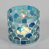 Orientalisches Mosaik Windlicht Athen Hellblau 2 er Set Bild 3