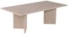 Hanah Home Elegant Coffee Table, Travertine Color, 18 mm Thick | 100% Melamine Coated Particle Board | Stylish Addition for Modern Living Rooms & Spaces Bild 5