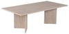 Hanah Home Elegant Coffee Table, Travertine Color, 18 mm Thick | 100% Melamine Coated Particle Board | Stylish Addition for Modern Living Rooms & Spaces Bild 4