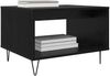 vidaXL Couchtisch Schwarz Eichen-Optik 60 x 50 x 40 cm Holzwerkstoff 879611 Bild 3