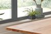Couchtisch Baumkante massiv Akazie naturfarben 120 x 80 cm schwarz BILLY 72626607 Bild 4