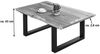 Couchtisch Baumkante massiv Akazie naturfarben 120 x 80 cm schwarz BILLY 72626607 Bild 2