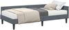 vidaXL Eckbettgestell mit Matratze Sonstiges 2 pcs Grau Samt 3393687 Bild 2