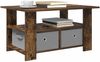 vidaXL Couchtisch Geräucherte Eiche 77 x 55 x 42 cm Holzwerkstoff 8000416 Bild 3