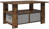 vidaXL Couchtisch Geräucherte Eiche 77 x 55 x 42 cm Holzwerkstoff 8000416 Bild 2