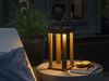2er Set LED Outdoor Laternen per USB aufladbar für Boden & Tisch, Rost Höhe 42cm Bild 5