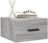 vidaXL Wand-Nachttisch Grau Sonoma 35x35x20 cm 829848 Bild 3