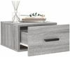 vidaXL Wand-Nachttisch Grau Sonoma 35x35x20 cm 829848 Bild 4