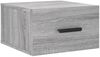 vidaXL Wand-Nachttisch Grau Sonoma 35x35x20 cm 829848 Bild 2