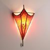 Marokkanische Leder Wandlampe Mouna Rot Bild 4