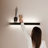 s.luce Cusa LED-Lichtboard Wandleuchte Up & Down Schwarz 70cm Bild 4