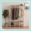 Relaxdays Garderobe offen Kleiderstangen & Ablagen Bild 3