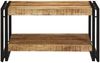 vidaXL Couchtisch 70x50x38 cm Raues Massivholz Mango 4102718 Bild 4