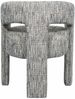 Livin Hill Gepolsterter Stuhl mit Armlehne Leith Bunt Melange Hell LET71MW 75 x 58 x 62 cm Bild 5