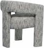 Livin Hill Gepolsterter Stuhl mit Armlehne Leith Bunt Melange Hell LET71MW 75 x 58 x 62 cm Bild 4