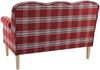 Küchensofa Karin Bezug Flachgewebe Buche natur / rot 21907 Bild 5