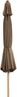 Doppler Sonnenschirm / Kurbelschirm "Alu Wood Ultra 350", greige, Ø 350 cm Bild 5