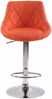 CLP 2er Set Barhocker Lazio Stoff höhenverstellbar und 360 Grad drehbar,orange Bild 4